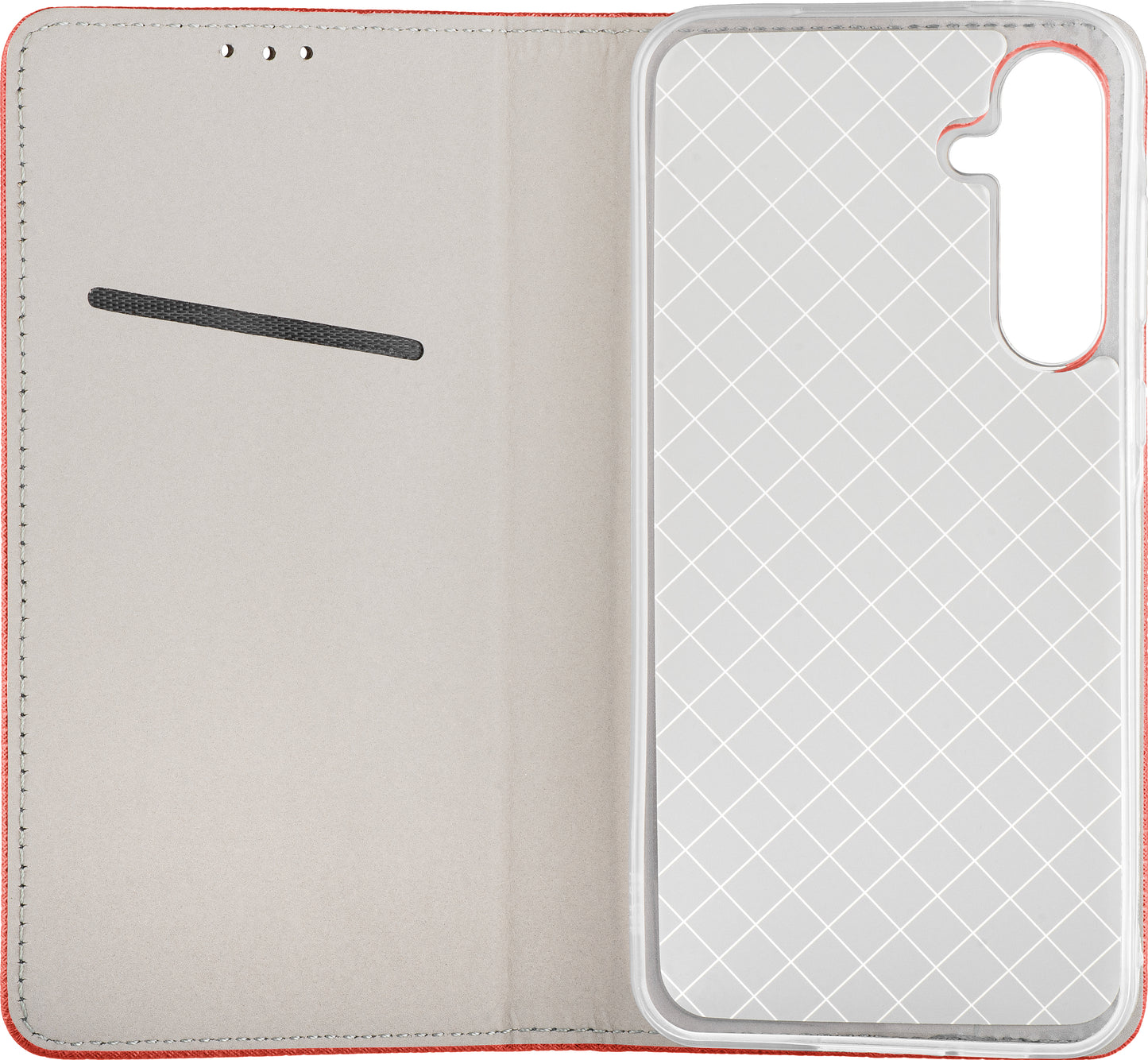 Case for Samsung Galaxy A26 A266, OEM, Smart Magnet, Red