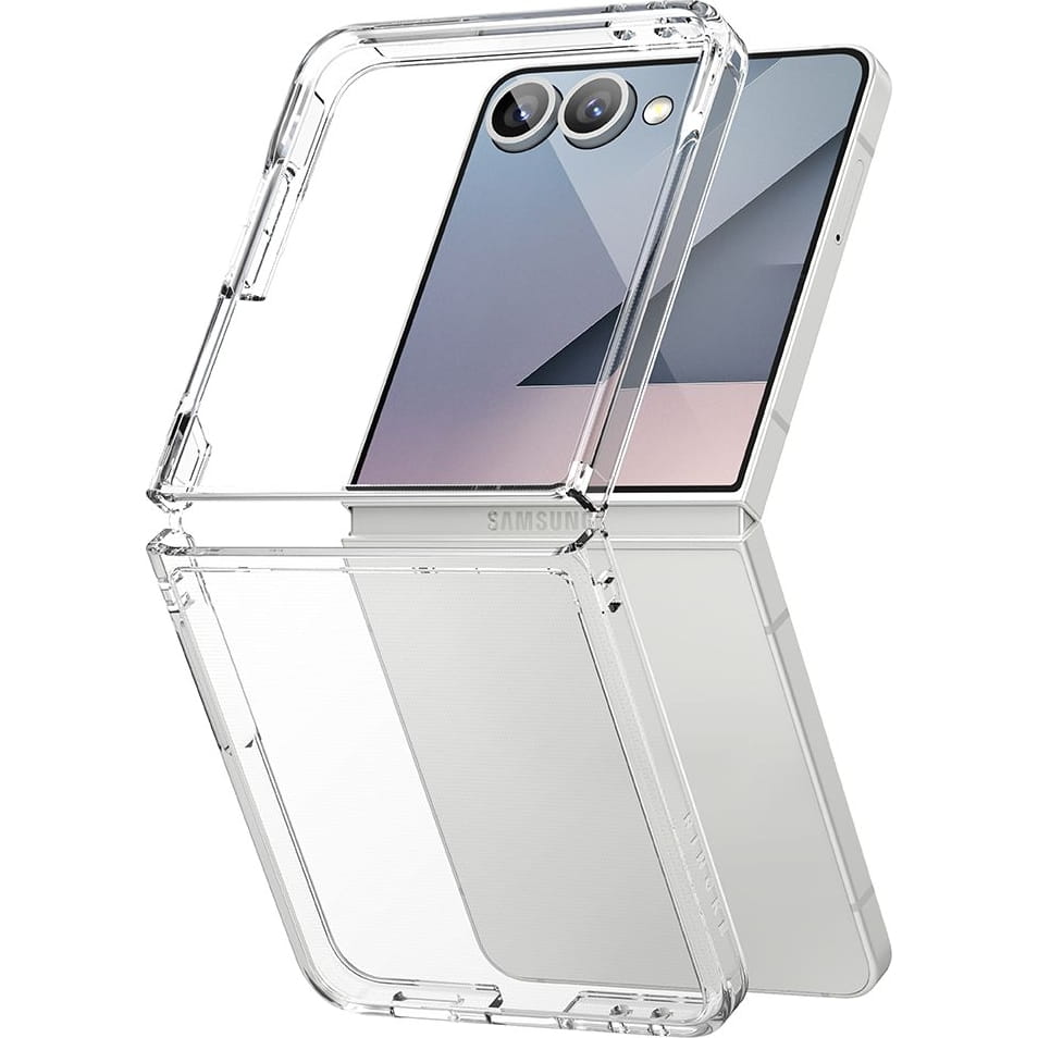 Suojakotelo Samsung Galaxy Z Flip7 F766:lle, Ringke, Fusion, Läpinäkyvä
