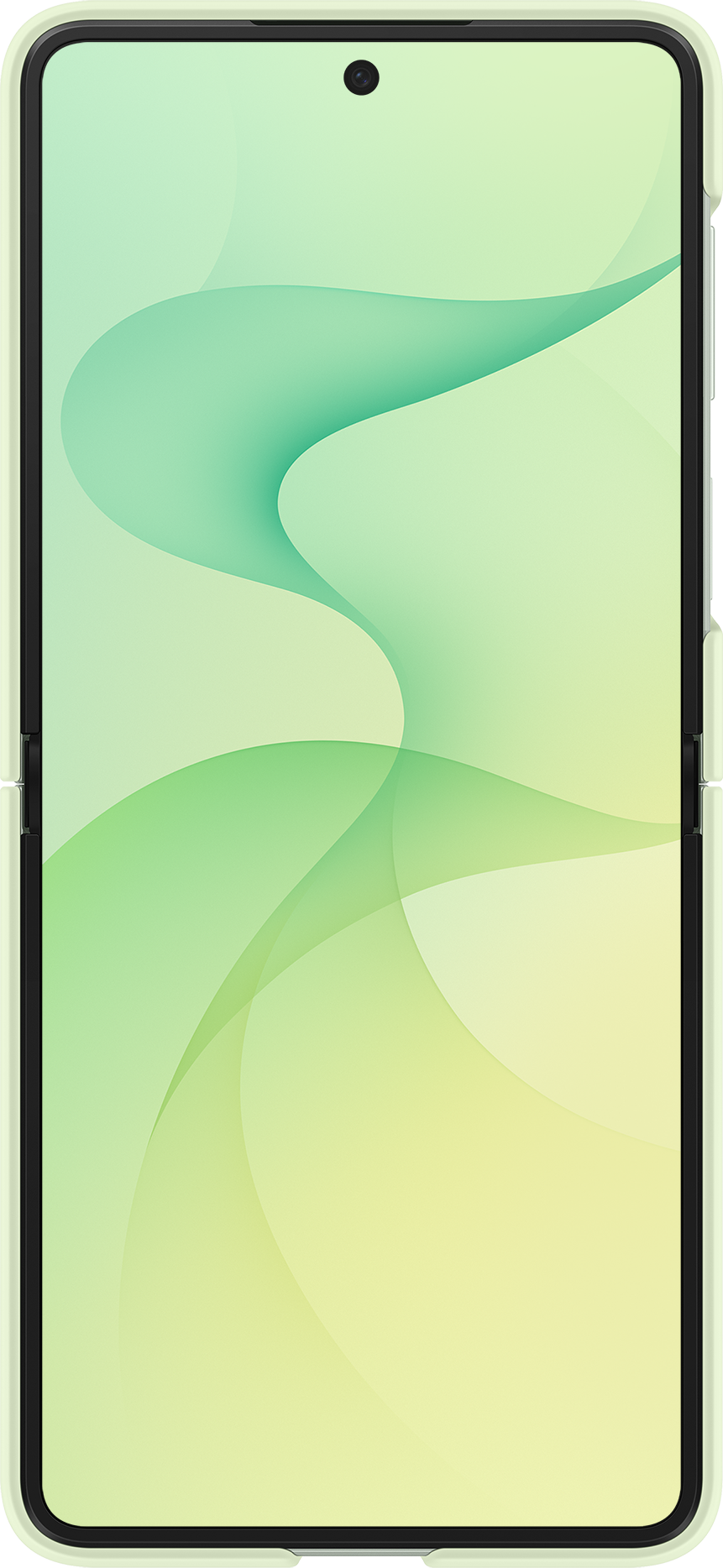 Kuori Samsung Galaxy Z Flip8 F776:lle, silikonisormusmagneetti, vihreä EF-EF776CGEGWW