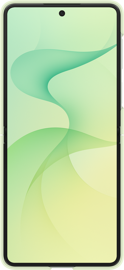 Kuori Samsung Galaxy Z Flip8 F776:lle, silikonisormusmagneetti, vihreä EF-EF776CGEGWW