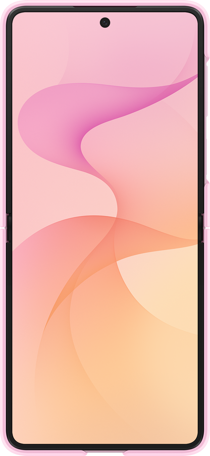 Kuori Samsung Galaxy Z Flip8 F776:lle, Silicone Ring Magnet, Vaaleanpunainen EF-EF776CVEGWW