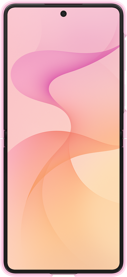 Kuori Samsung Galaxy Z Flip8 F776:lle, Silicone Ring Magnet, Vaaleanpunainen EF-EF776CVEGWW
