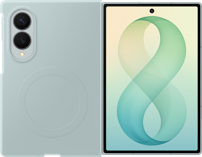 Kuori Samsung Galaxy Z Fold8 F971:lle, silikoninen magneettikotelo, vihreä EF-EF971CGEGWW