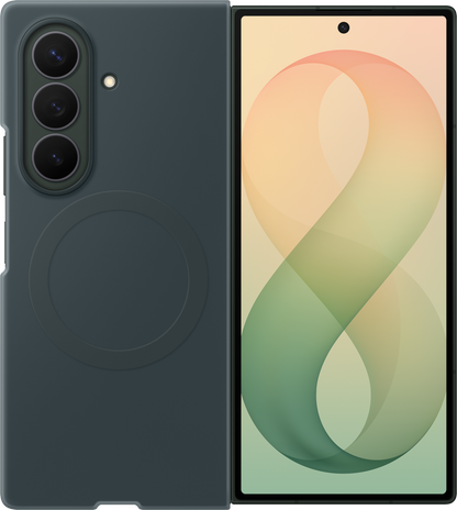 Kuori Samsung Galaxy Z Fold8 Ultra F976:lle, Silicone Magnet Case, Vihreä EF-EF976CGEGWW