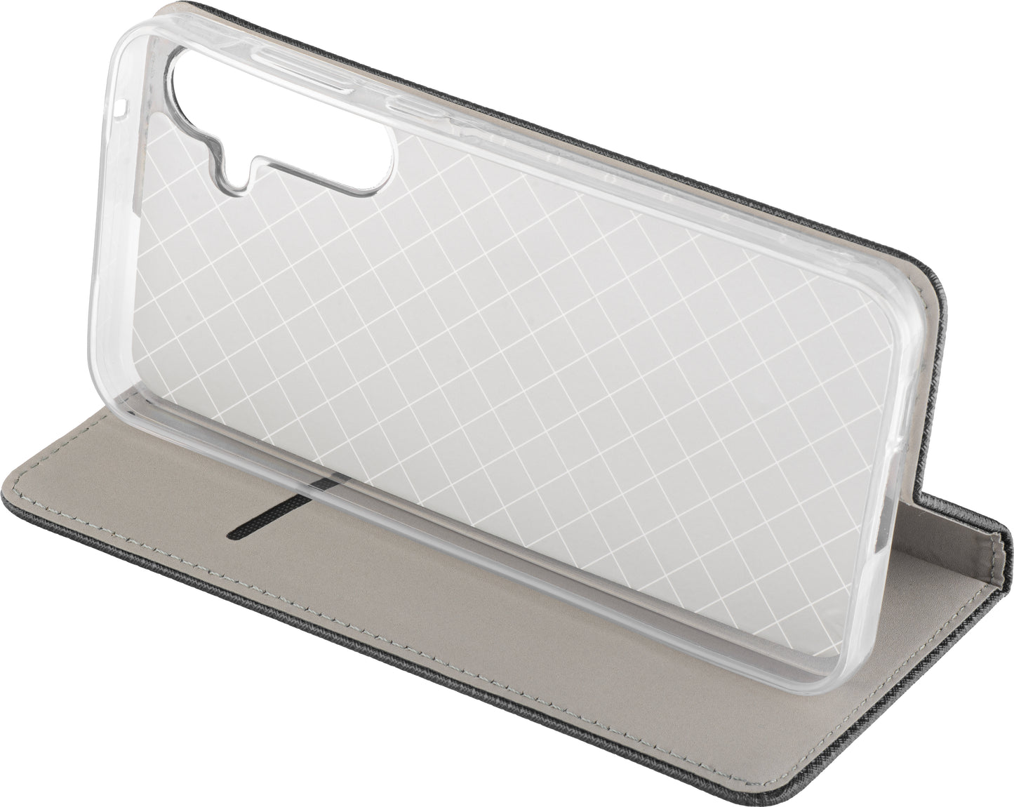 Kuori Samsung Galaxy A71 A715:lle, OEM, Smart Magnet, Musta