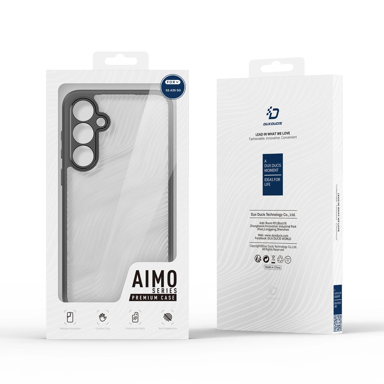 Kotelo Samsung Galaxy A35 5G A356, DUX DUCIS, Aimo, musta 