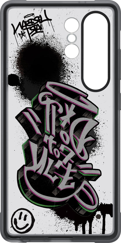 Suojakotelo Samsung Galaxy S25 Ultra S938:lle, FlipSuit Rugged Case, Musta EF-JS938CBEGWW