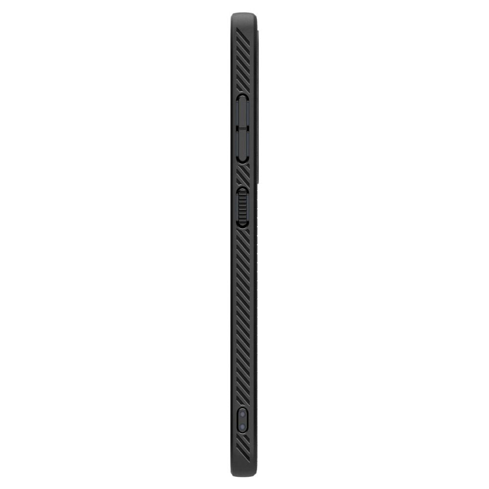 Suojakotelo Samsung Galaxy S25 S931:lle, Spigen, Liquid Air, Musta ACS09000