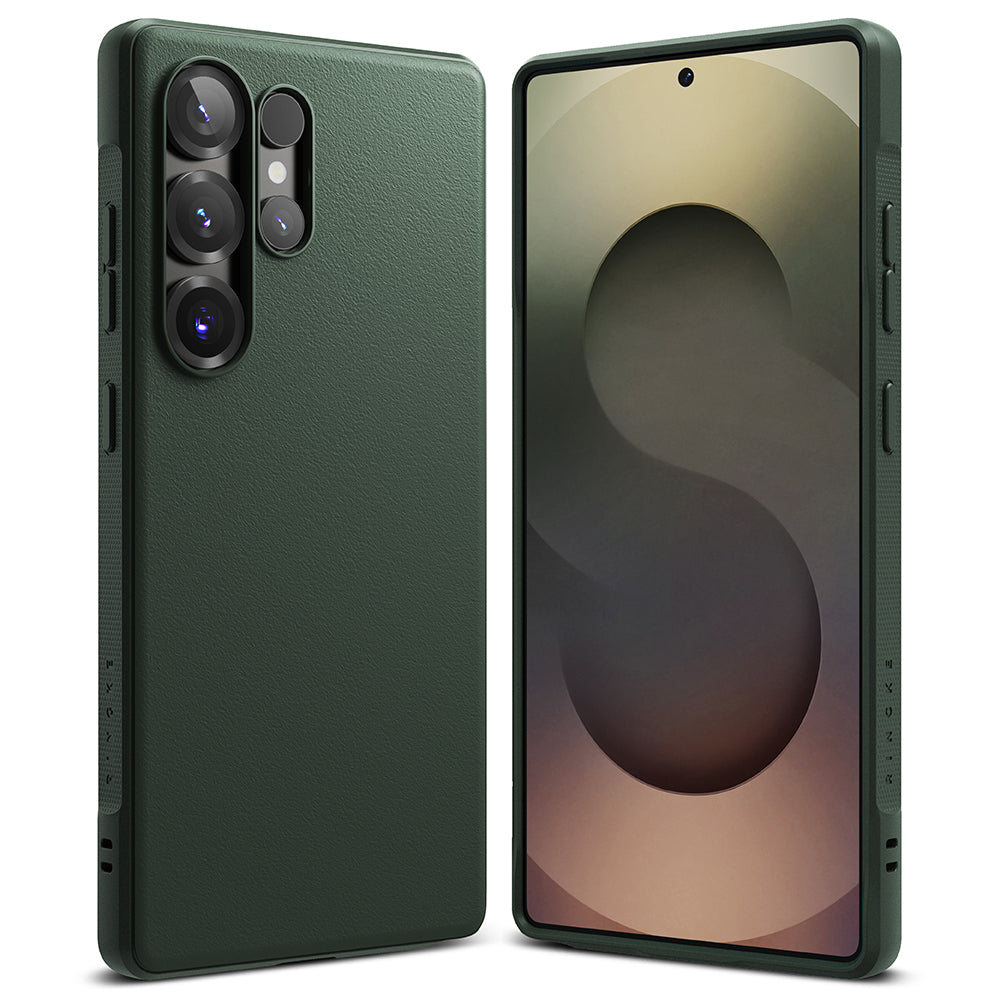 Suojakotelo Samsung Galaxy S25 Ultra S938:lle, Ringke, Onyx, Vihreä