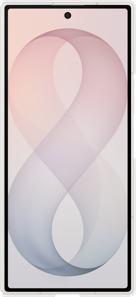 Kuori Samsung Galaxy Z Fold8 Ultra F976:lle, silikoninen magneettikotelo, valkoinen EF-EF976CWEGWW