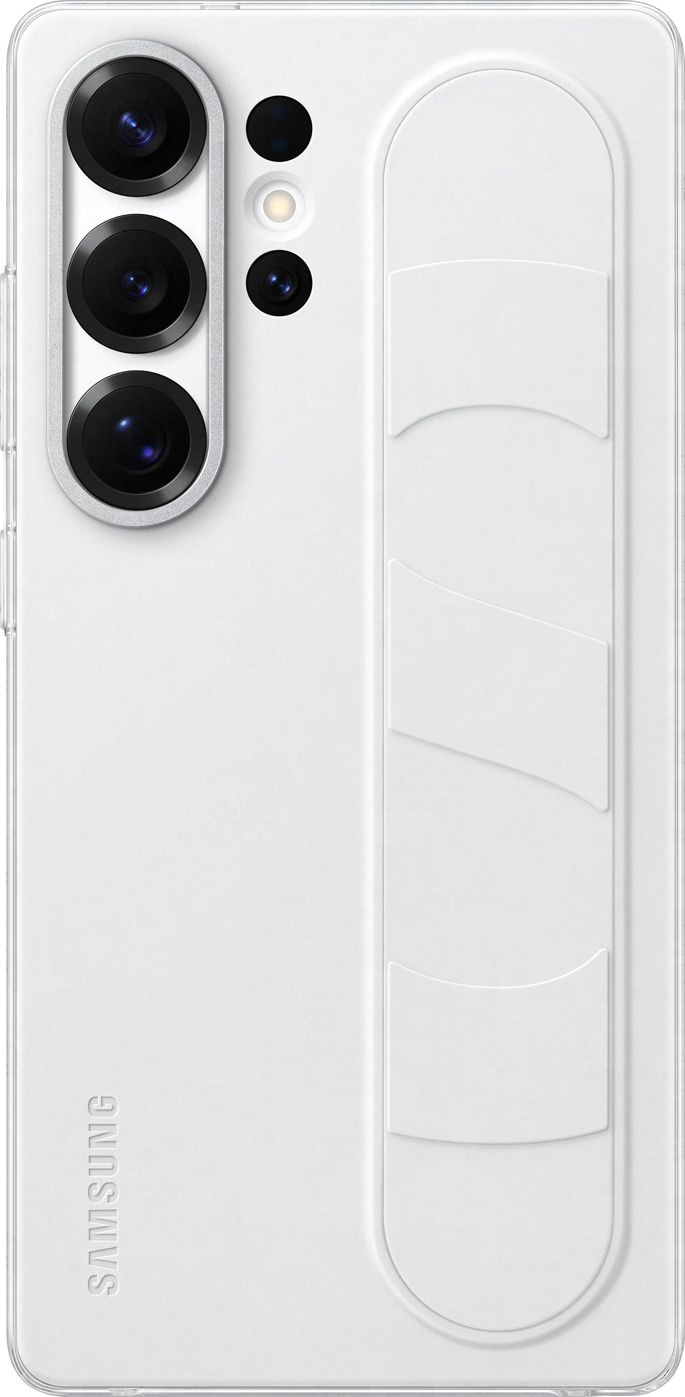 Kotelo Samsung Galaxy S25 Ultra S938:lle, Standing Grip, Valkoinen EF-GS938CWEGWW