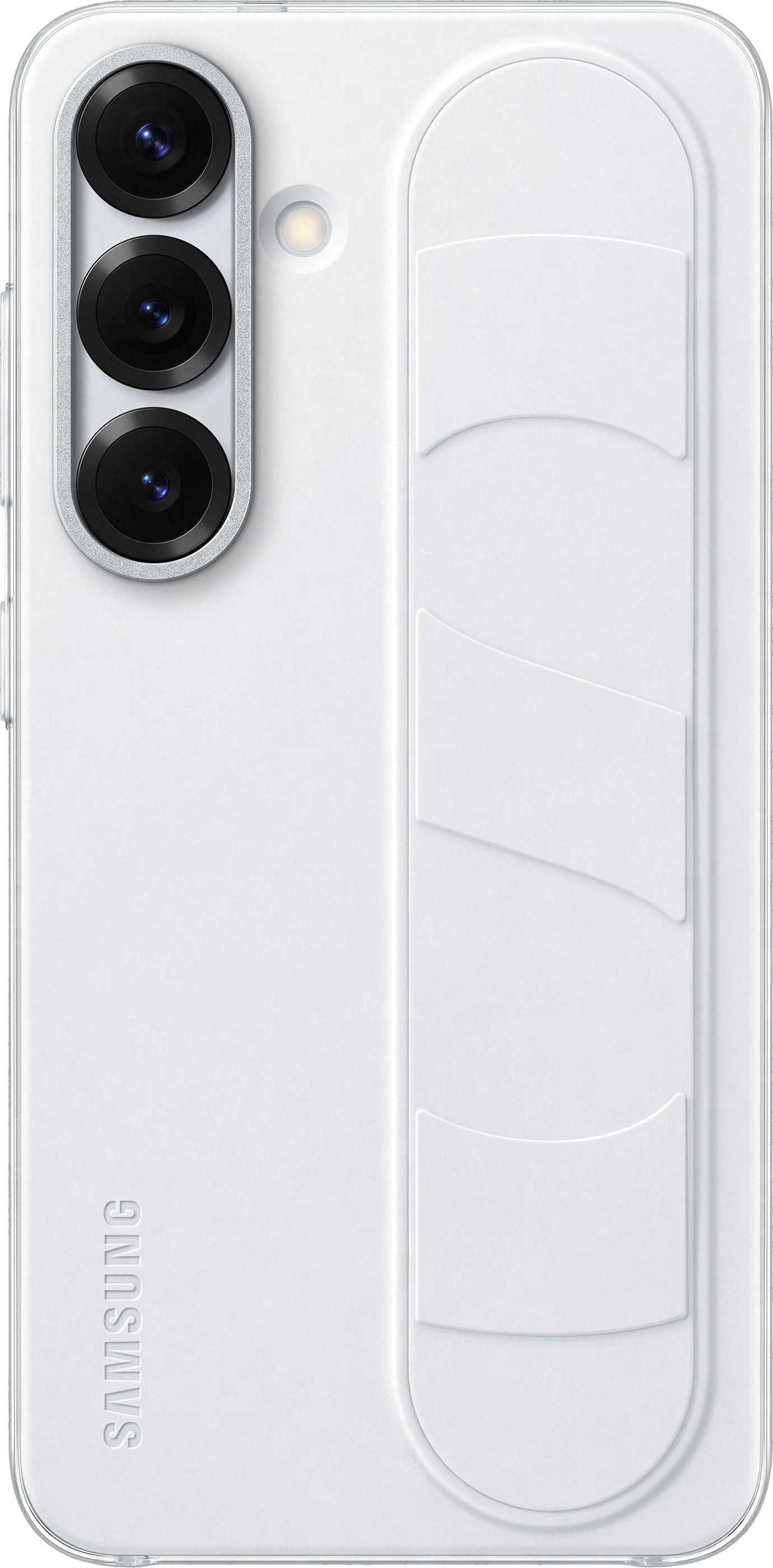 Kotelo Samsung Galaxy S25 S931:lle, Standing Grip, Valkoinen EF-GS931CWEGWW