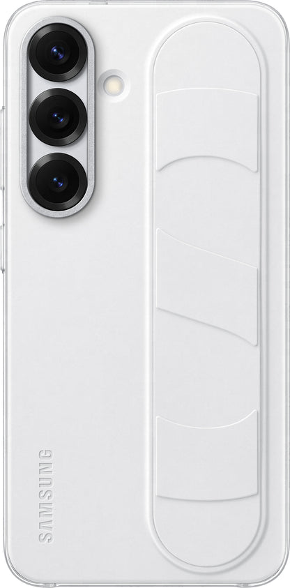 Kotelo Samsung Galaxy S25 S931:lle, Standing Grip, Valkoinen EF-GS931CWEGWW