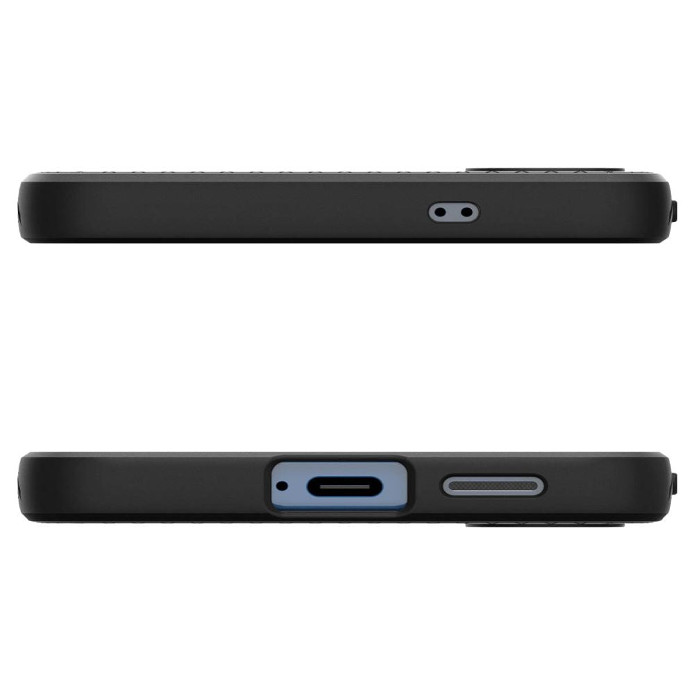 Suojakotelo Samsung Galaxy S25 S931:lle, Spigen, Liquid Air, Musta ACS09000
