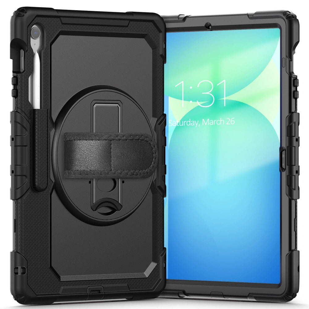 Kuori Samsung Galaxy Tab S10 FE+:lle, Tech-Protect, Solid, Musta