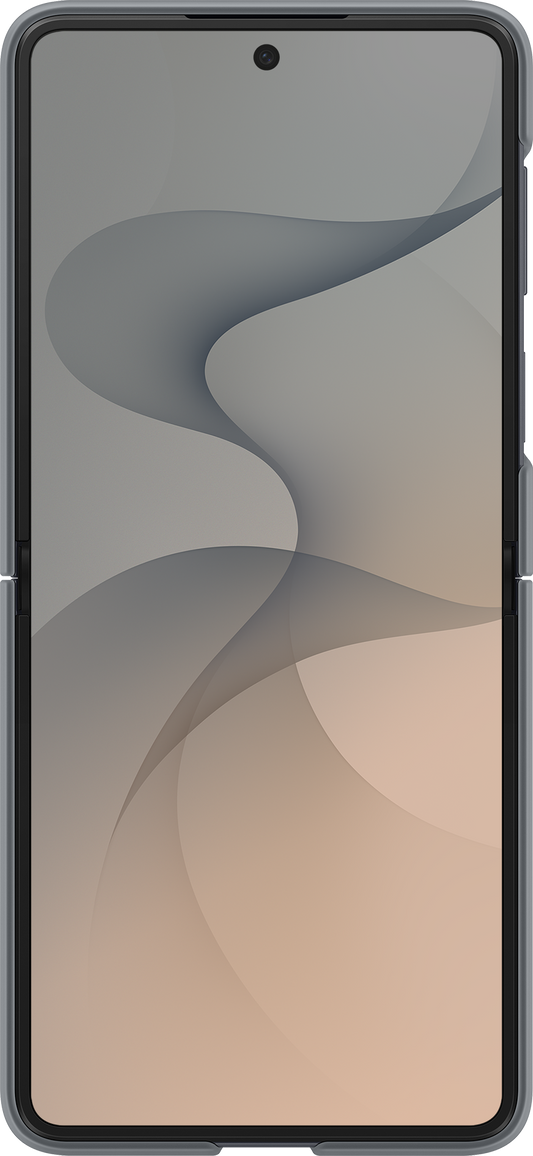 Kuori Samsung Galaxy Z Flip8 F776:lle, silikonisormusmagneetti, musta EF-EF776CBEGWW
