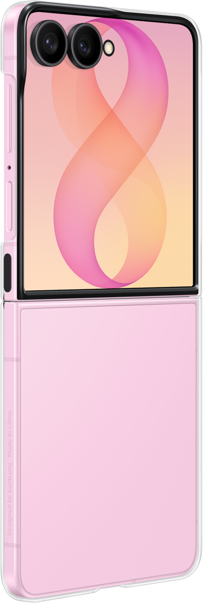 Kuori Samsung Galaxy Z Flip8 F776:lle, Kirkas kotelo, Läpinäkyvä EF-QF776CTEGWW