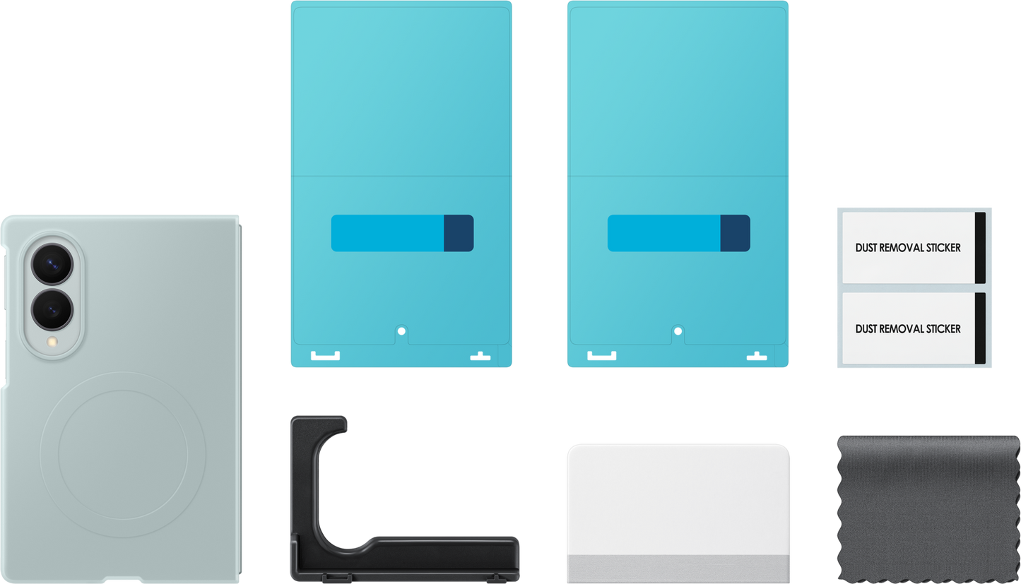 Kuori Samsung Galaxy Z Fold8 F971:lle, silikoninen magneettikotelo, vihreä EF-EF971CGEGWW
