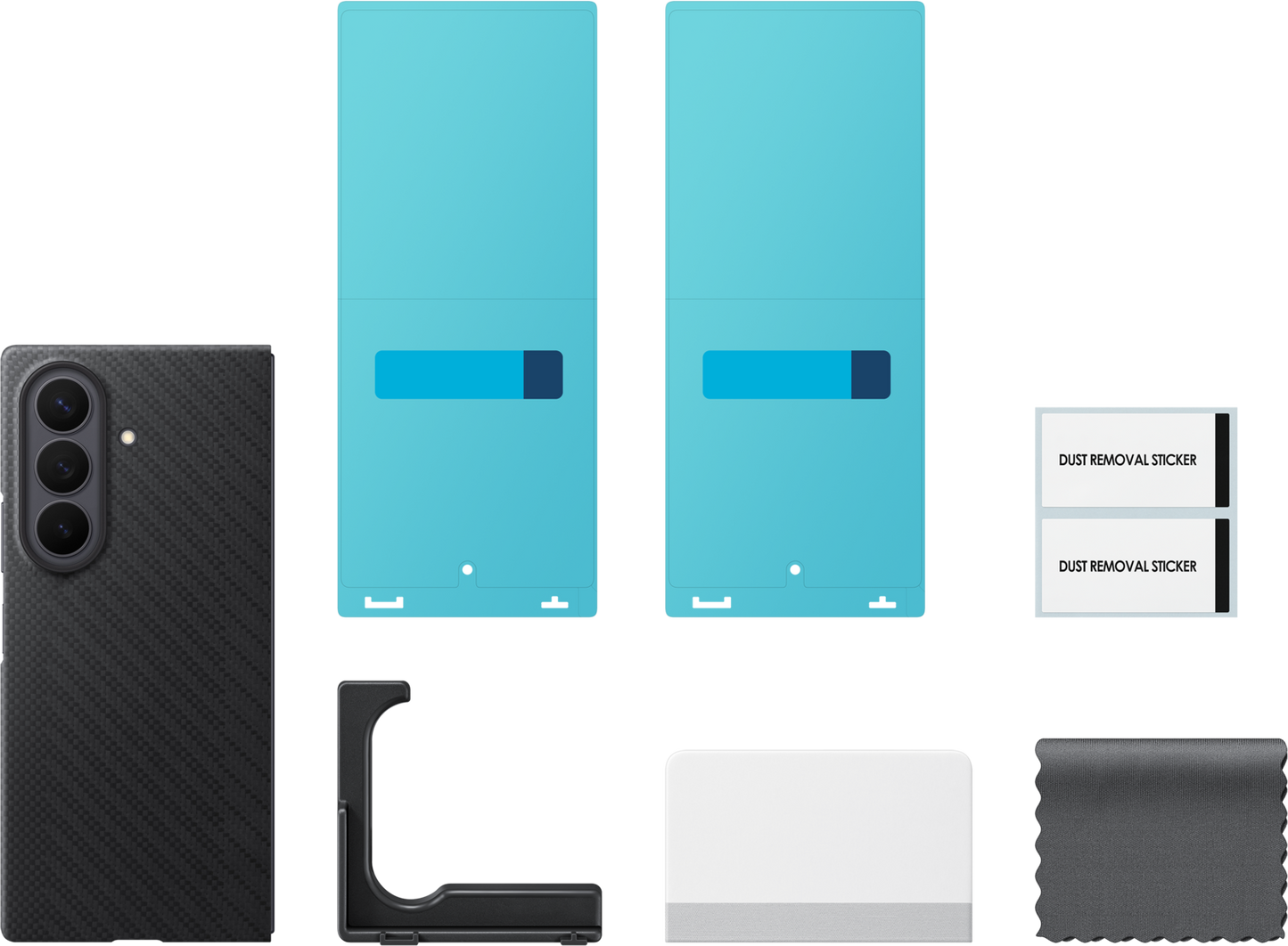 Kuori Samsung Galaxy Z Fold8 Ultra F976:lle, Carbon Magnet Case, Musta EF-KF976SBEGWW