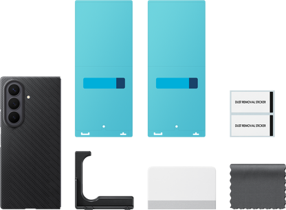 Kuori Samsung Galaxy Z Fold8 Ultra F976:lle, Carbon Magnet Case, Musta EF-KF976SBEGWW