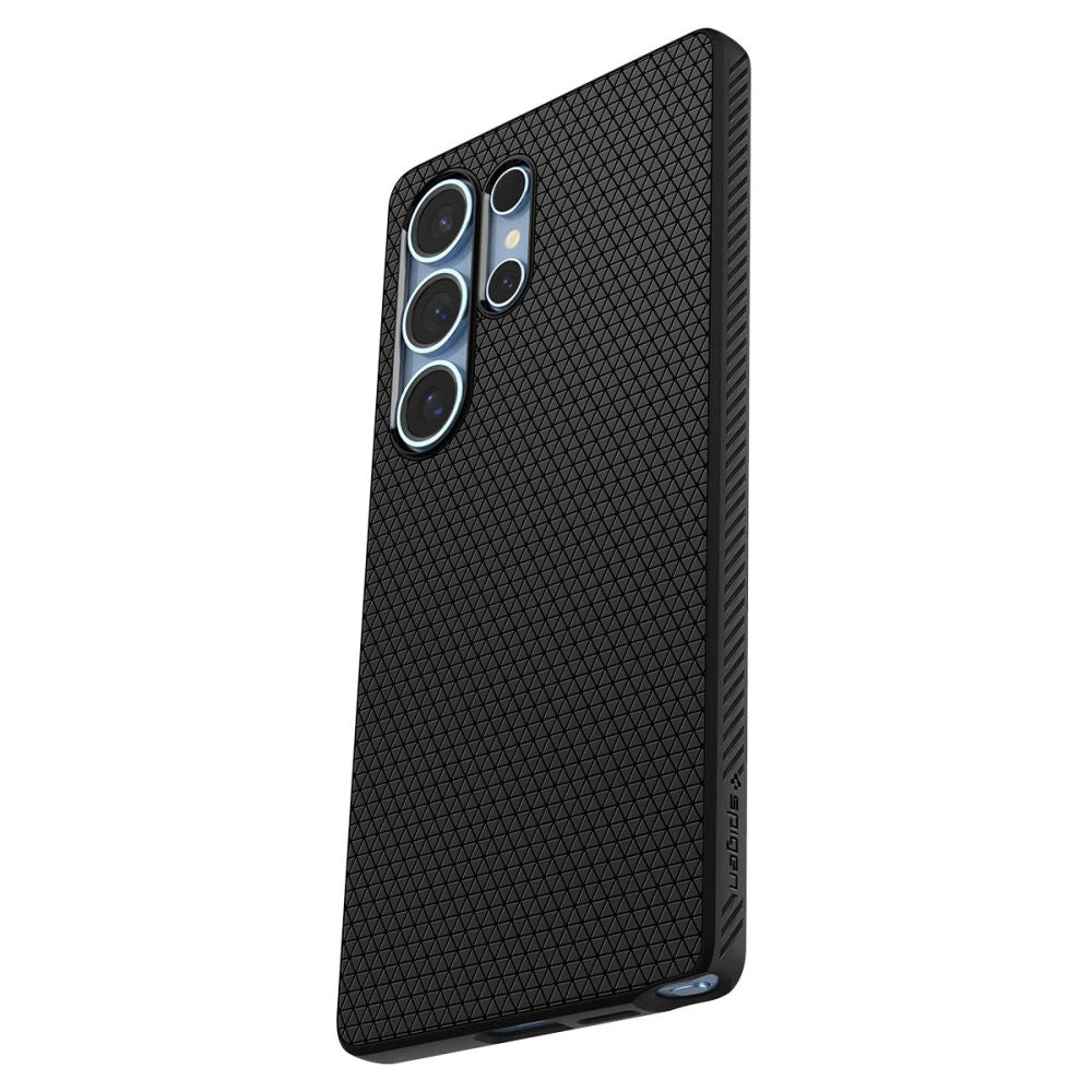 Kotelo Samsung Galaxy S25 Ultra S938:lle, Spigen, Liquid Air, Musta ACS08953