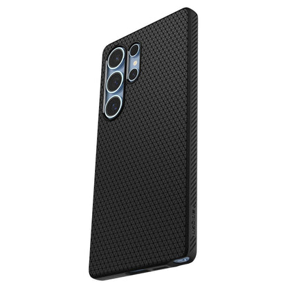 Kotelo Samsung Galaxy S25 Ultra S938:lle, Spigen, Liquid Air, Musta ACS08953