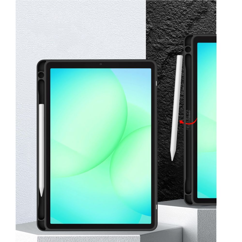 Kuori Samsung Galaxy Tab A11 / Tab A9:lle, Tech-Protect, SC PEN Hybrid, Musta