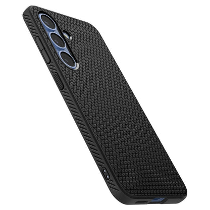 Suojakotelo Samsung Galaxy S25 S931:lle, Spigen, Liquid Air, Musta ACS09000