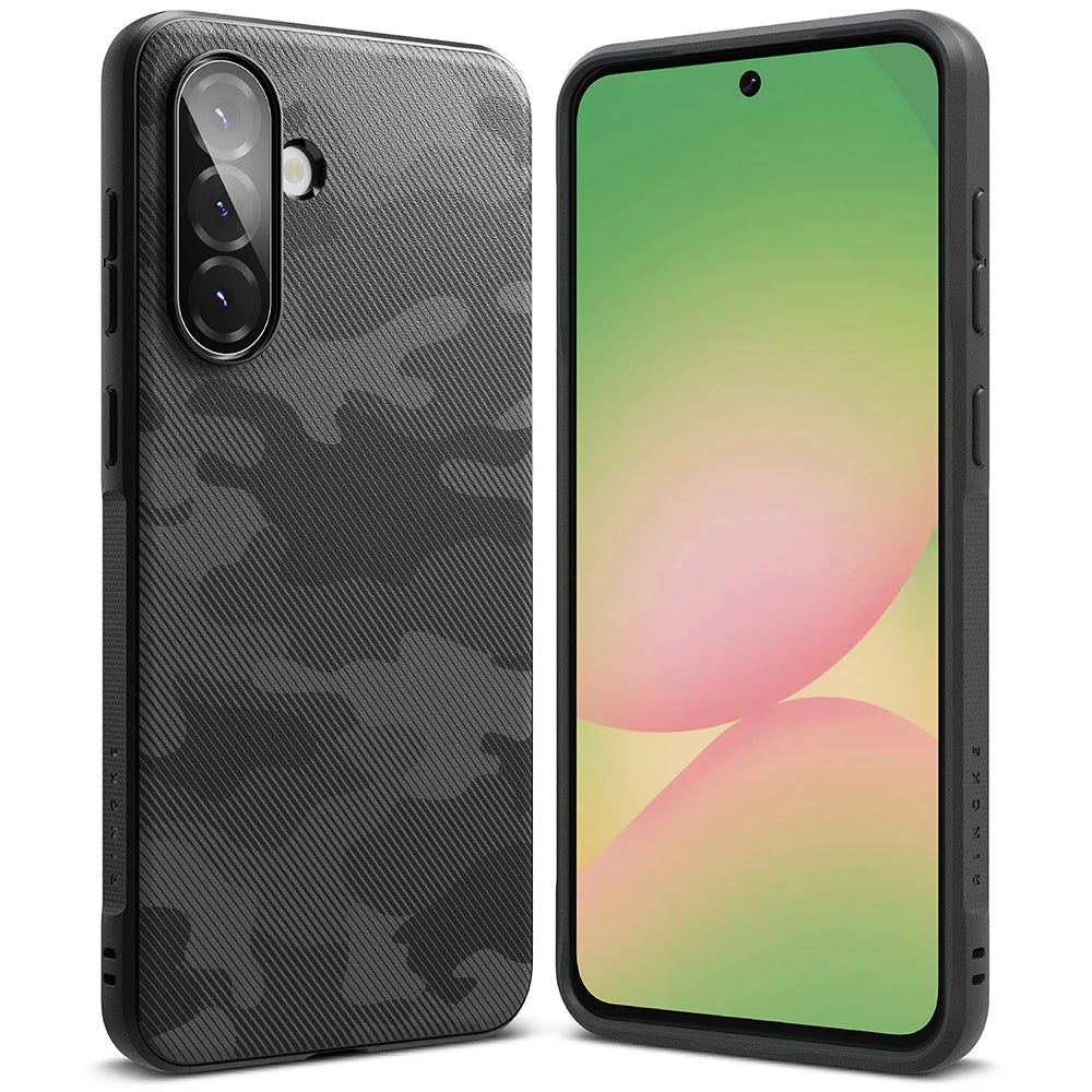 Suojakotelo Samsung Galaxy A56 A566 / A36 A366, Ringke, Onyx Camo, Musta