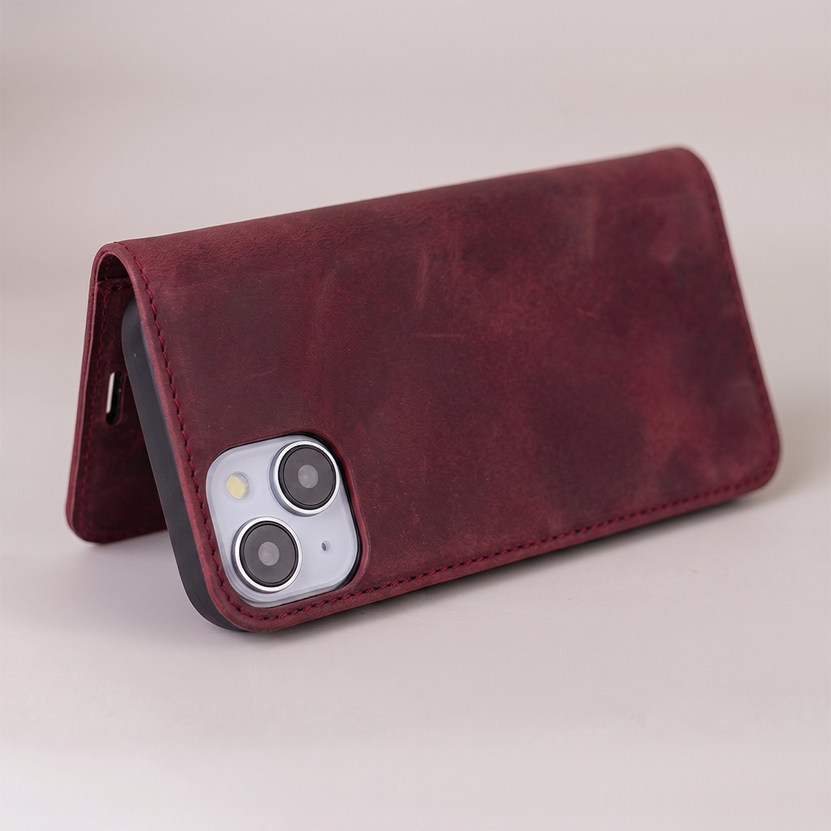 Case for Samsung Galaxy A18 5G A186 / A17 4G A175 / A17 5G A176 / A26 A266, OEM, Smart Suede, Burgundy