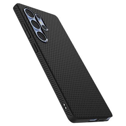 Kotelo Samsung Galaxy S25 Ultra S938:lle, Spigen, Liquid Air, Musta ACS08953