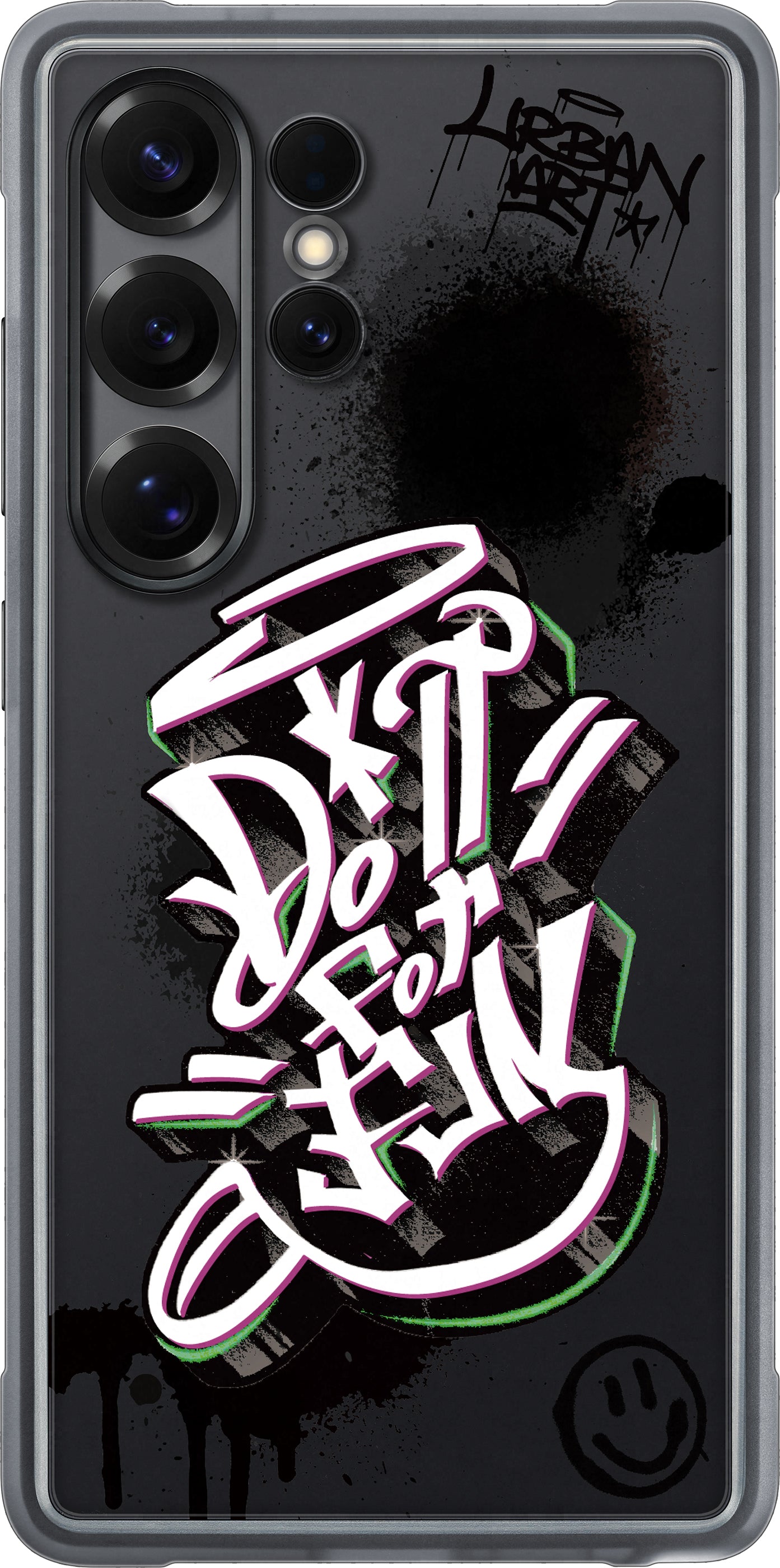 Suojakotelo Samsung Galaxy S25 Ultra S938:lle, FlipSuit Rugged Case, Musta EF-JS938CBEGWW