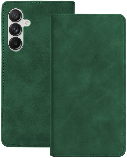 Kuori Samsung Galaxy A18 5G A186 / A17 4G A175 / A17 5G A176 / A26 A266, OEM, Smart Suede, Vihreä