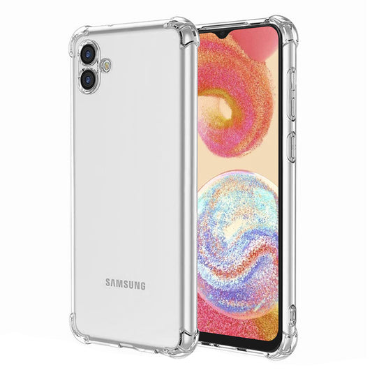 Kuori Samsung Galaxy A04e A042 / M04 M045:lle, Techsuit, Iskunkestävä Kirkas, Läpinäkyvä