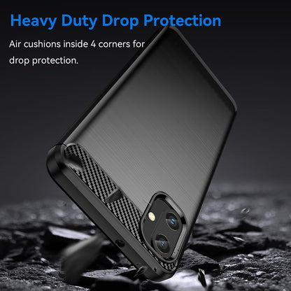 Kuori Samsung Galaxy A05 A055:lle, Techsuit, Hiili, Musta