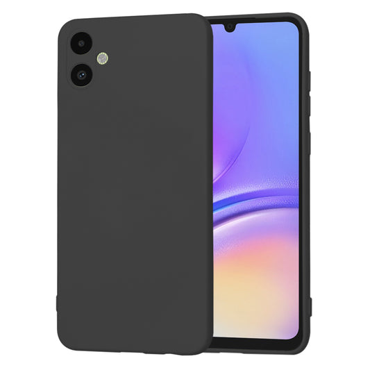 Kuori Samsung Galaxy A05 A055:lle, Techsuit, SoftFlex, Musta