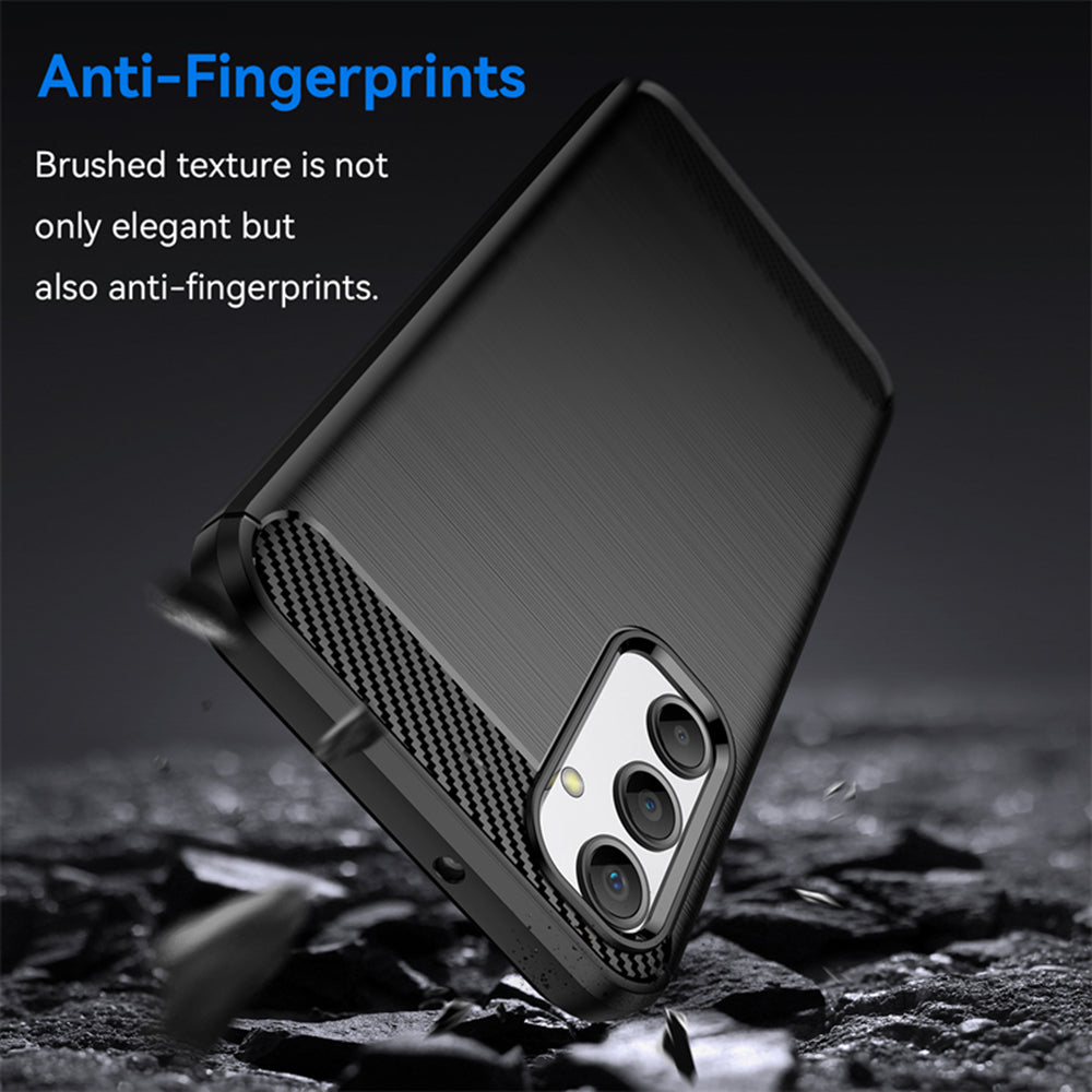 Kuori Samsung Galaxy A05s A057:lle, Techsuit, Hiili, Musta