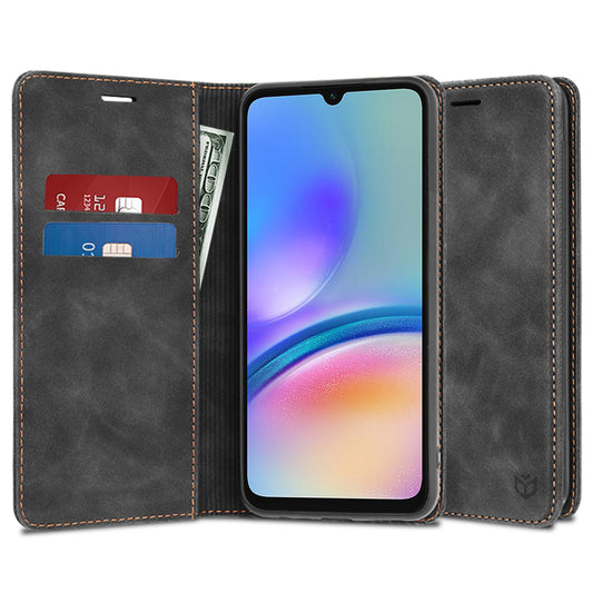 Kuori Samsung Galaxy A05s A057:lle, Techsuit, Confy, Musta