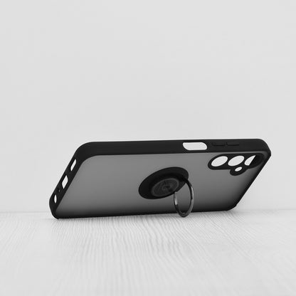 Kuori Samsung Galaxy A05s A057:lle, Techsuit, Glinth, Musta