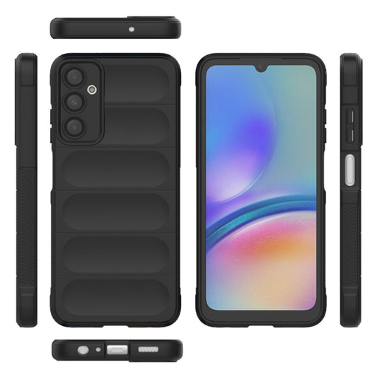 Kuori Samsung Galaxy A05s A057:lle, Techsuit, Magic Shield, Musta