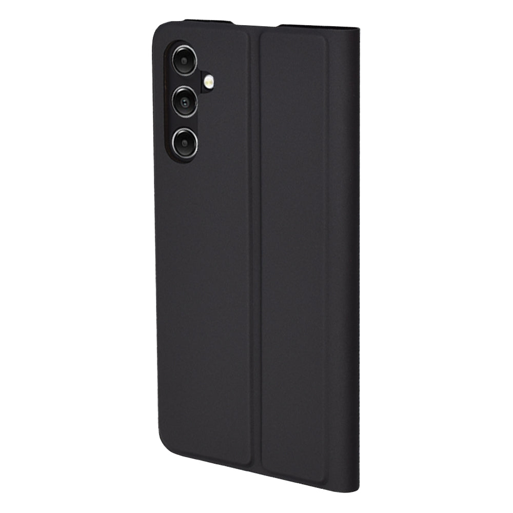 Kuori Samsung Galaxy A05s A057:lle, Techsuit, Magskin Book, Musta