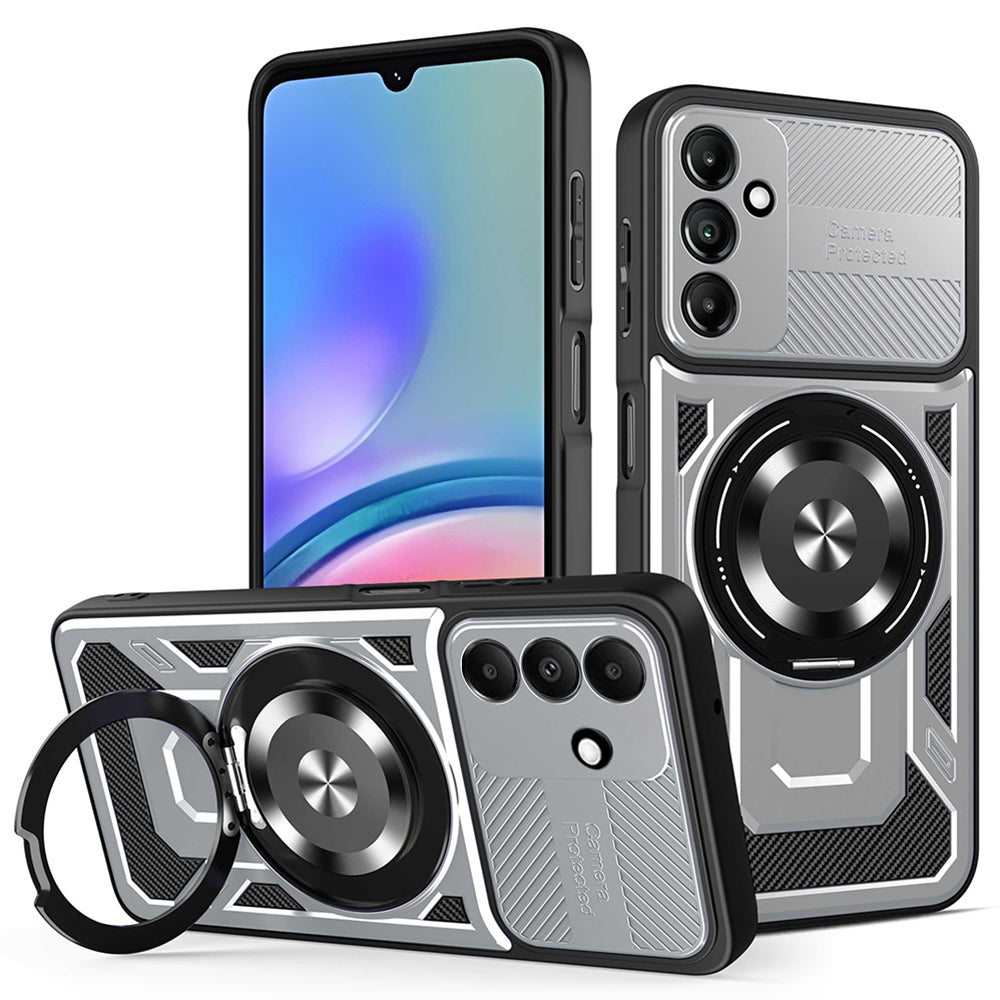 Kuori Samsung Galaxy A05s A057:lle, Techsuit, RuggedCam, Harmaa