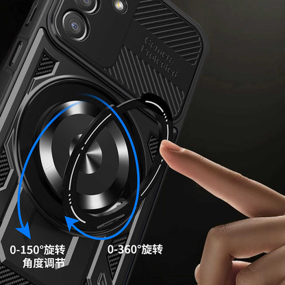 Kuori Samsung Galaxy A05s A057:lle, Techsuit, RuggedCam, Harmaa