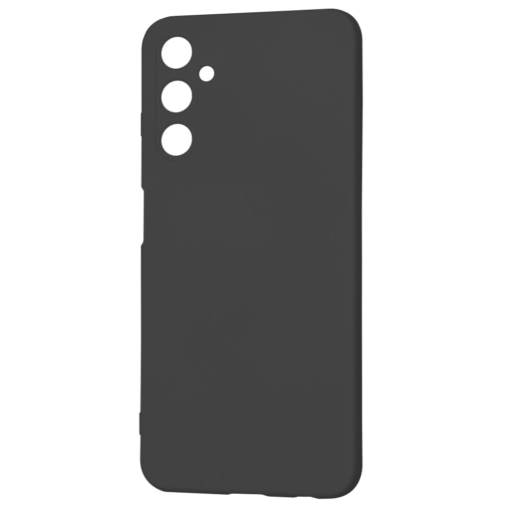 Kuori Samsung Galaxy A05s A057:lle, Techsuit, SoftFlex, Musta