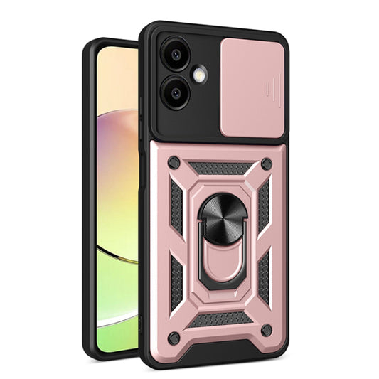 Kuori Samsung Galaxy A06 A065:lle, Techsuit, CamShield, Vaaleanpunainen