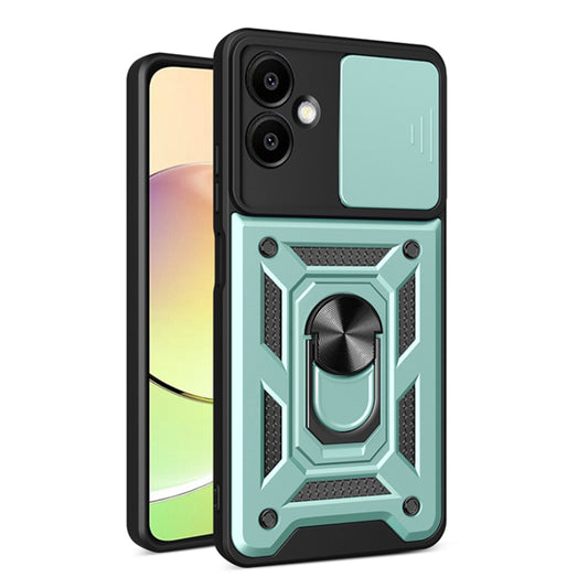 Kuori Samsung Galaxy A06 A065:lle, Techsuit, CamShield, Vihreä