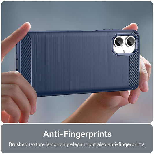 Kuori Samsung Galaxy A06 A065:lle, Techsuit, Hiili, Sininen