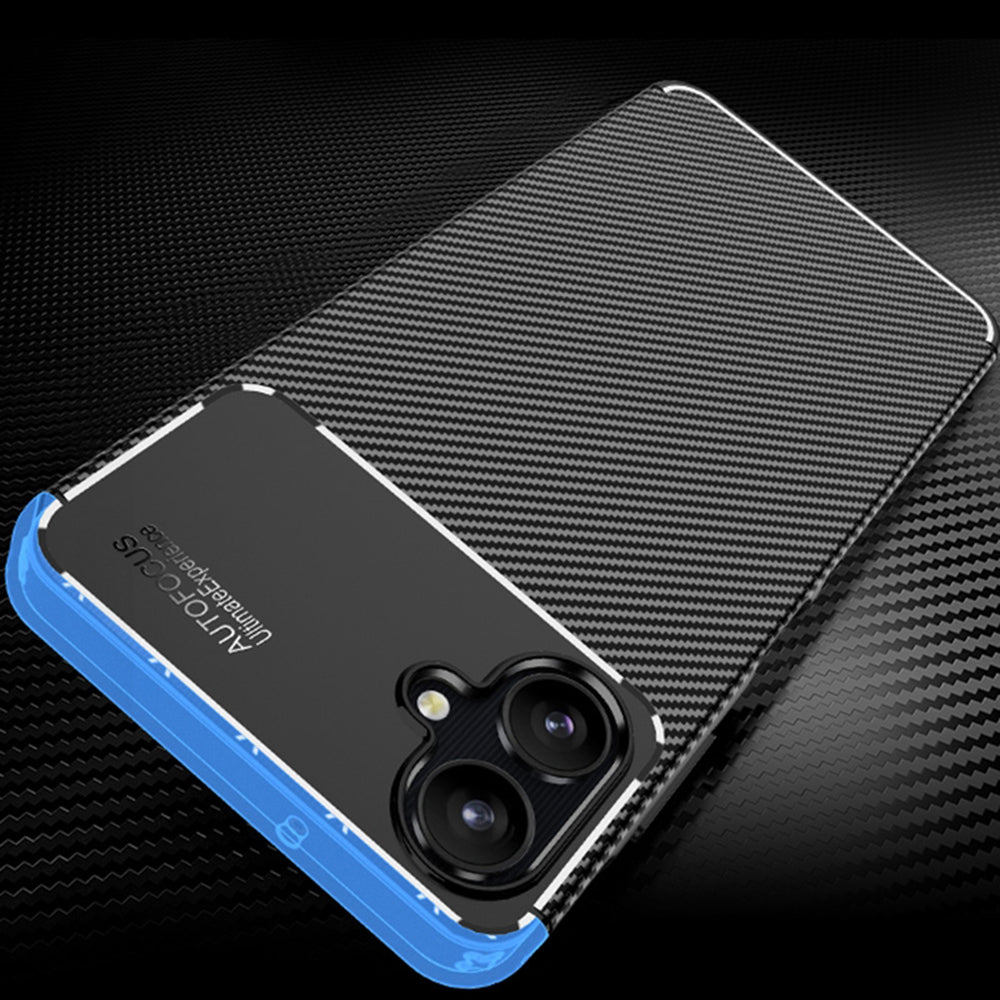 Kuori Samsung Galaxy A06 A065:lle, Techsuit, Hiilikuitu, Musta
