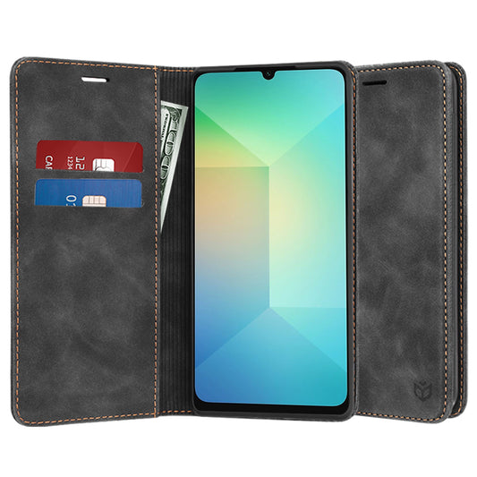 Kuori Samsung Galaxy A06 A065:lle, Techsuit, Confy, Musta