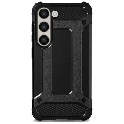 Kuori Samsung Galaxy A06 A065:lle, Techsuit, Hybrid Armor, Musta